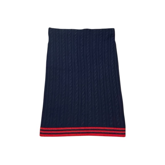 Lauren Ralph Lauren Navy Cable Knit Maxi Skirt (NWT) - Picture 3 of 6